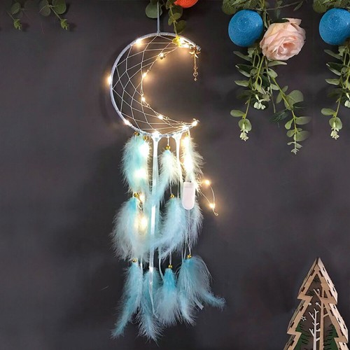 Feather dream catcher - dream, led