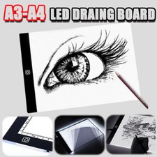 A3/A4 LED Light Tracing Drawing Board Box Ultra-thin Pad Stencil Copy Table Art