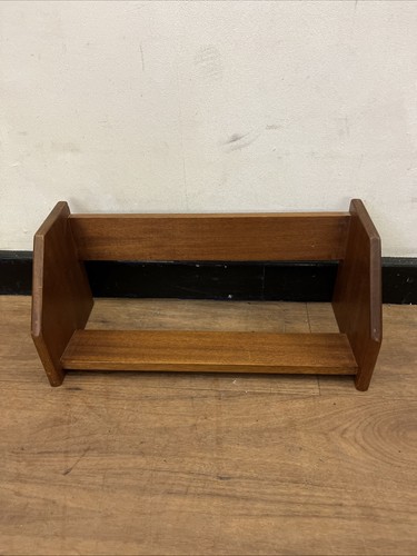 Small mahogany book - mahogany, trough