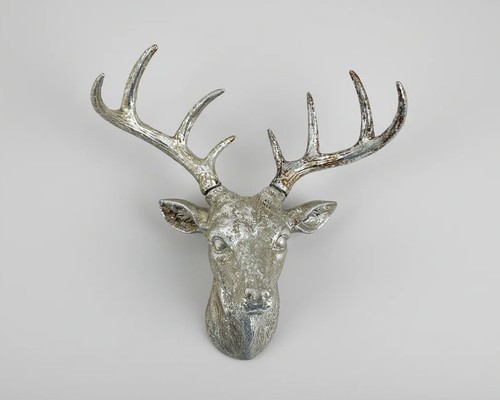 Stag head hanging sculpture - head,