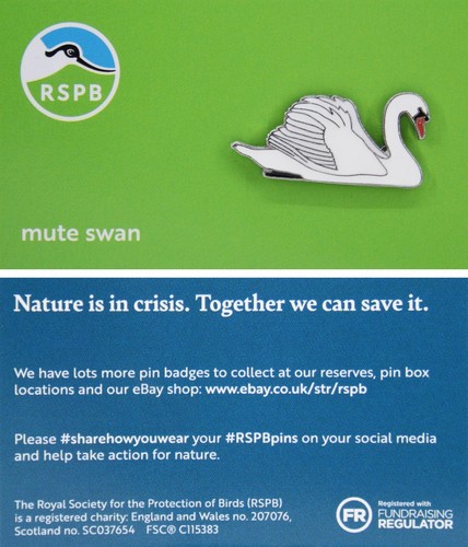 Rspb pin badge niic - rspb,