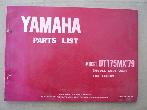 Yamaha dt175 parts - yamaha, (2x2)