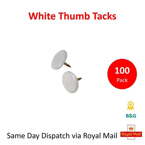 White thumb tacks - thumb, nails