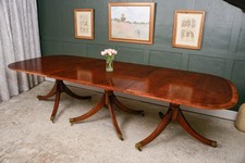 10 FT Mahogany D End Dining