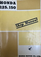 HONDA MODEL C92, CS92, CB92, C95, CA95 125 / 150 SHOP MANUAL 1963