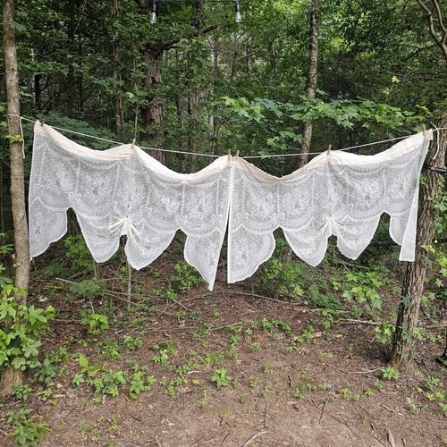 Set vintage white lace - of, 2