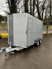 Teale Twin axle Box Trailer, Supalite 13BR Custom ,Rear Ramp door, 10" Wheels