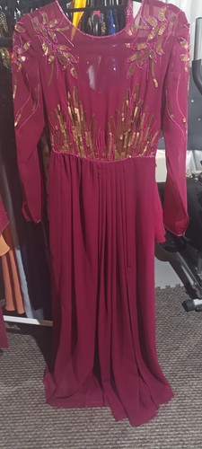 Virgos lounge burgundy - lounge, chiffon