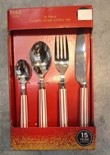 New M&S HOME 16 Piece Red Mix