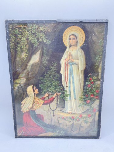 Antique framed lithograph - antique, st