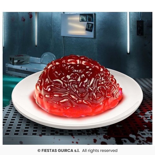 Brain jelly mould - brain, halloween