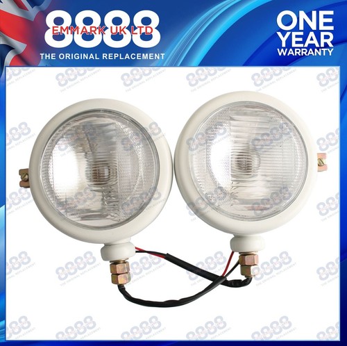 Side mounted white headlights - mounted,