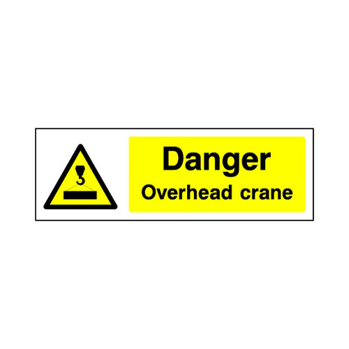 Danger overhead crane general - danger,