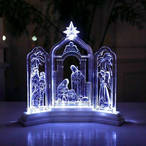 Lighted musical clear - clear, acrylic