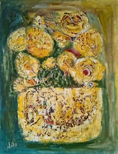 IN YELLOW - Large Original Oil