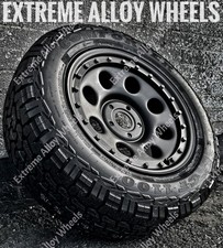 17" Black Steel Alloy Wheels