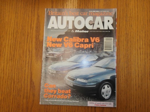 Autocar 1993 calibra v - autocar, v6
