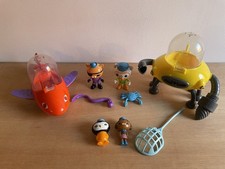 Octonauts Bundle Complete Ultimate Gup D Drill & Claw, Flying Fish Gup B, 3 Maga