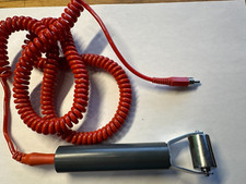 Guinot Hydradermie Galvanic roller handset and lead