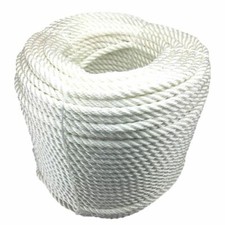 12mm White 3 Strand Nylon