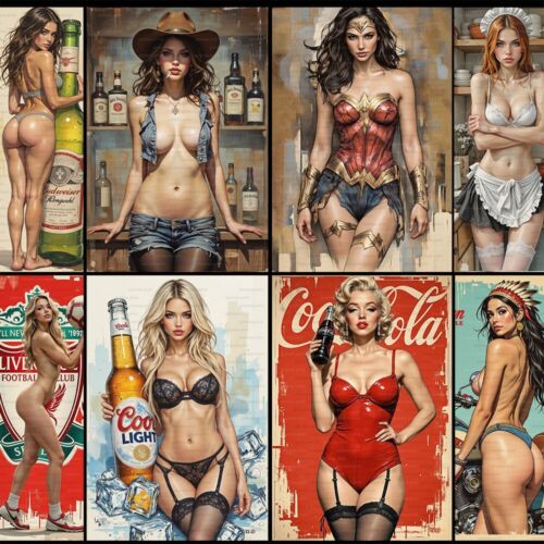 Metal tin aluminum sign - aluminum,