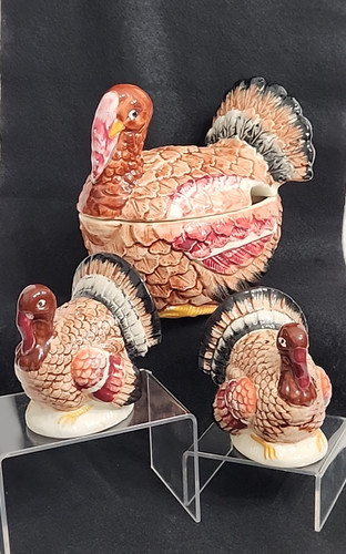Vtg ceramic turkey gravy - vtg,