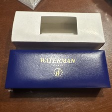 Waterman Laureat Gold & Lacquer Black Pen Set Fountain Pen & Ballpoint Pen c2002