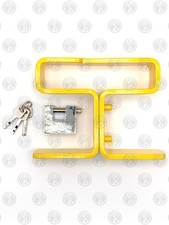 Yellow pedal lock - lock, for
