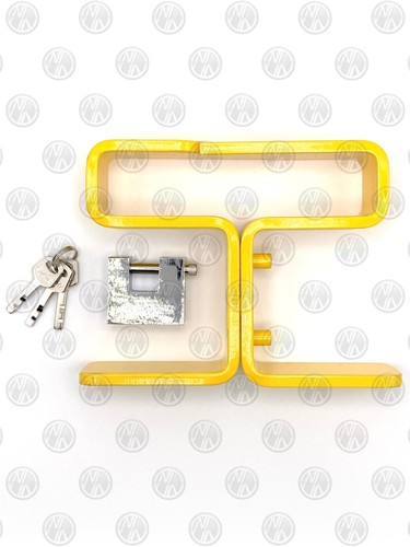 Yellow pedal lock - pedal, land
