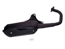 Piaggio NRG 50cc Extreme LC (Disc/Disc) Tecnigas Black Silent Pro Exhaust