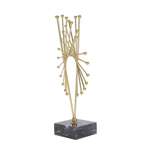 Abstract line metal ornaments - metal,