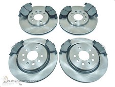 VAUXHALL VECTRA C 2.8 VXR TURBO 05-09 FRONT & REAR BRAKE DISCS & PADS CHECK SIZE