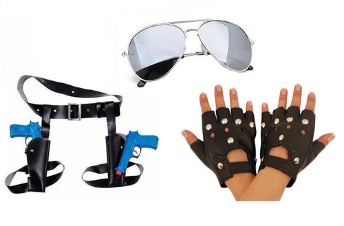 Lara croft 3pc - set, (holster