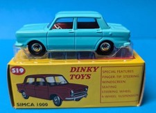 519 SIMCA 1000 CAR BLUE Dinky