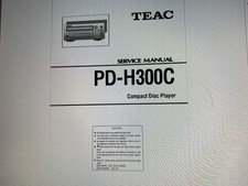 Teac Pd-h300c Service Manual