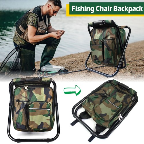 Folding fishing chair backpack - chair,