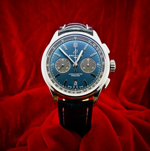 Breitling premier blue dial - premier,