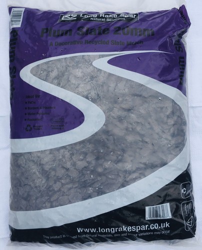 Plum slate 20mm decorative - plum,