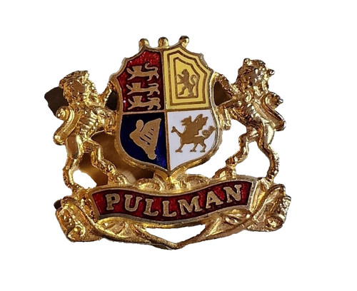 Vintage enamel pullman - pullman, railway