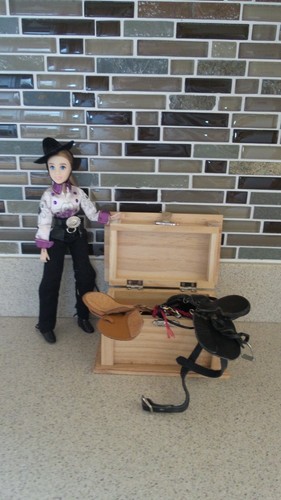 Unbranded wooden tack box - wooden, for