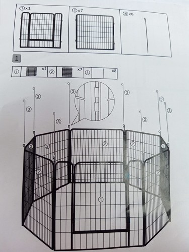 Playpen cat run pet exercise - cat,