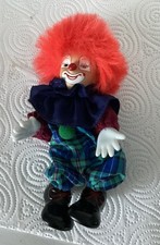 Parade Of Dolls Collection Hand Painted Porcelain Clown 7”