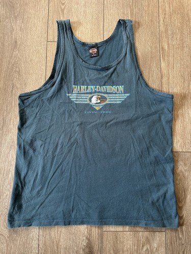 Vtg 90s harley davidson tank - davidson,