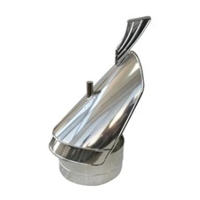 Flue Liner Pipe Stainless Steel Chimney Accessories Bend Cowl Bracket