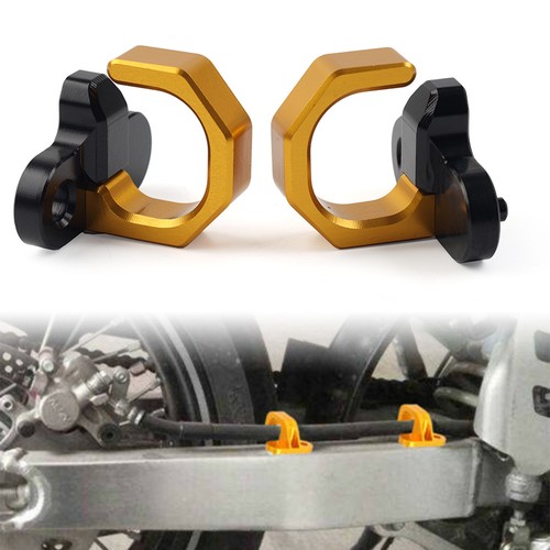 Rear brake line hose snap - brake,