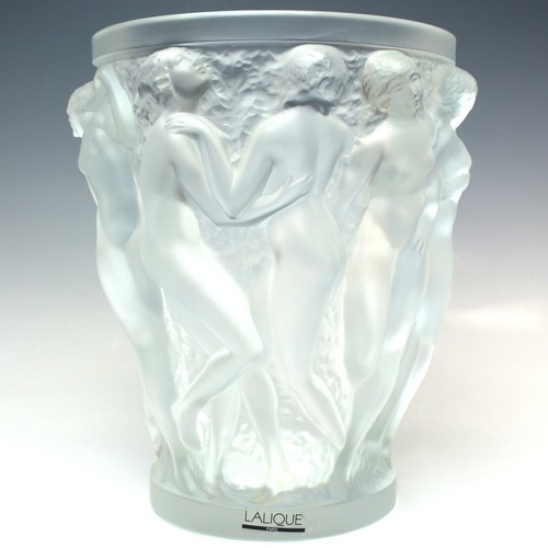 Lalique baccantes flower vase - baccantes,
