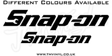 2 X SNAP ON TOOLBOX MECHANICS LOGO STICKERS - DIFFERENT COLOURS AVAILABLE