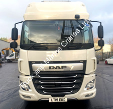 2019 DAF CF 410 6 X 2 CLASS 2 RIGID 26 TONNE HIAB PALFINGER CRANE LORRY TRUCK