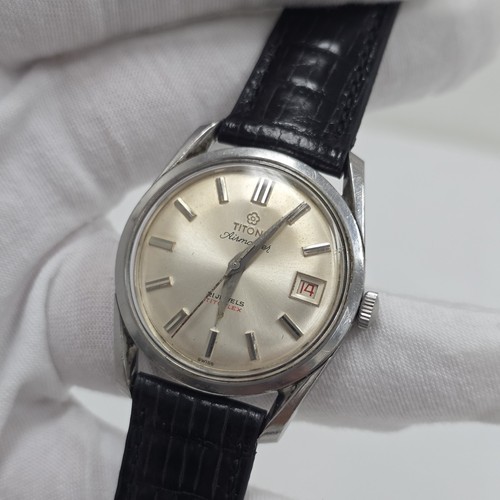 Stainless steel swiss titoni - swiss,