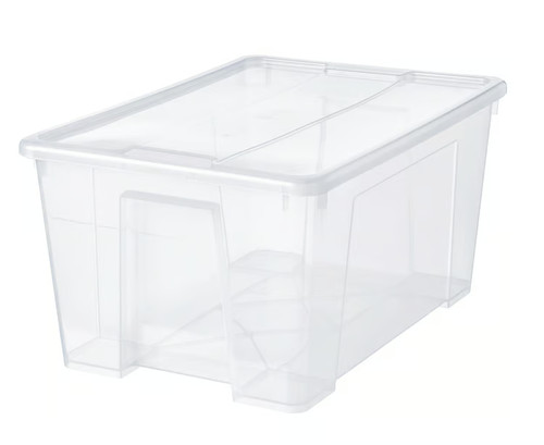 Ikea samla plastic clear - ikea,